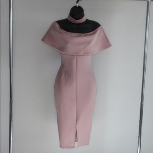 Missguided Off the Shoulder Gown with collar